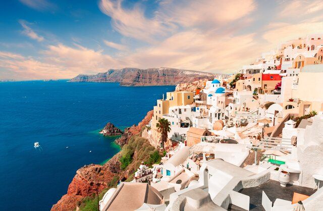 Sunset in Santorini